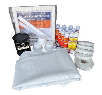 A picture of the roofing kit offered by Heng's Industries and RPI Direct.