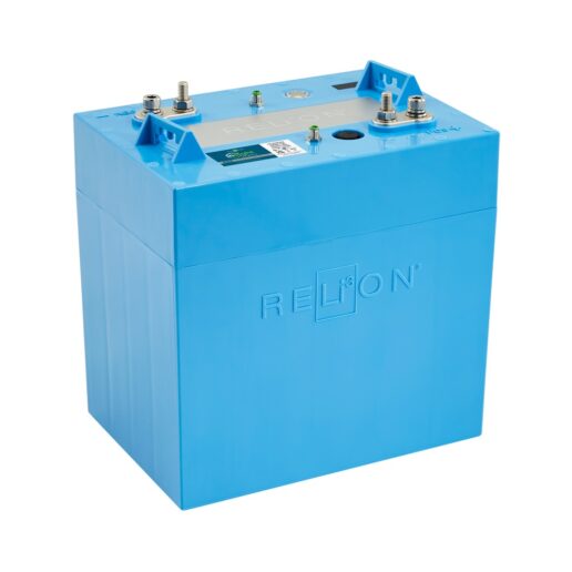 A picture of Relion's new Insight Series 12-volt lithium battery