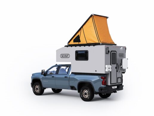 A picture of the exterior of the 2024 Kenai truck camper.