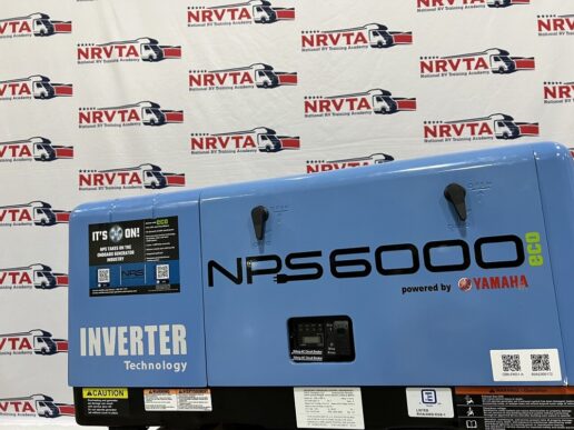 A picture of a Next-Gen Power Systems generator, one of 10 donated to NRVTA.