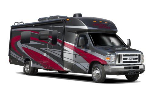 A picture of the exterior of a 2024 Phoenix USA RV Cruiser equipped with a Volta Power Systems lithium battery system.