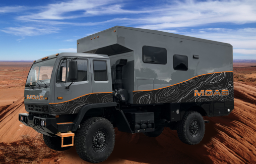 A picture of Recreational Specialties' 2024 Moab motorhome's exterior.