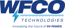 A picture of the WFCO Technologies logo after the company rebranded in September 2023.