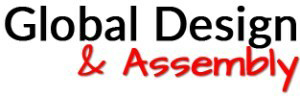 A picture of Global Design and Assembly's logo.