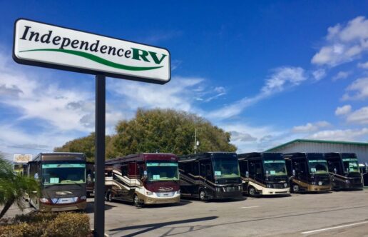 A picture of outside Independence RV.