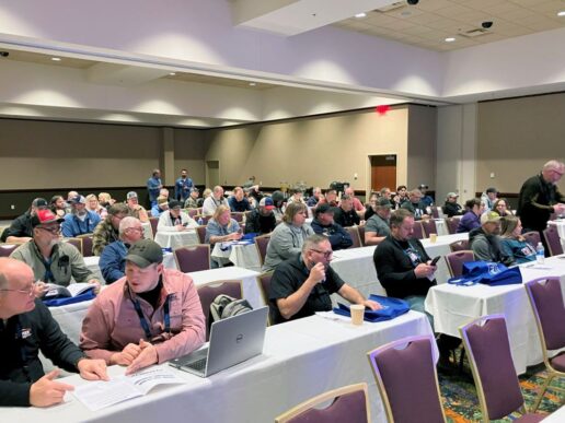 A picture of attendees at a Northern Wholesale Supply conference session.