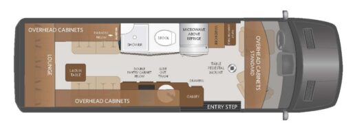 A picture of the SL2E model floorplan.