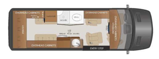 A picture of the SL4E model floorplan.