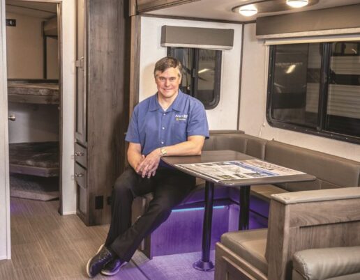 A picture of Brian Bent, Bent's RV owner.