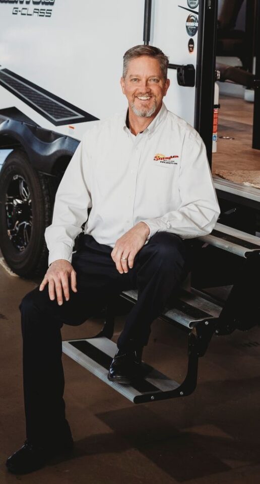 A picture of Mike Rone Sonny's RV general manager.