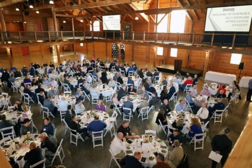 A picture of the 2023 Newmar Supplier Awards Banquet.