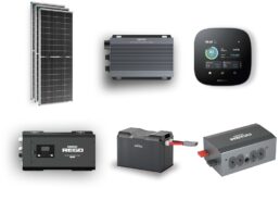 A picture of Renogy's off-grid power products included in its new solutions.