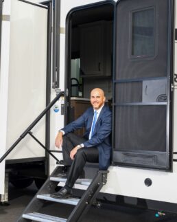 A picture of Ryan Horsey, Parkview RV vice president of fixed operations.