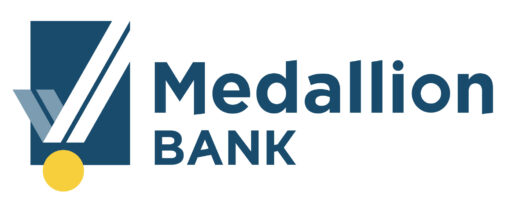 A picture of the Medallion Bank logo