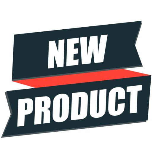 A picture of a 'new product' graphic.