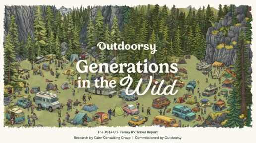 A picture of Outdoorsy's Generation in the Wild Report.