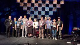 A picture of the 2025 NTP-Stag Expo Dometic prize winners.