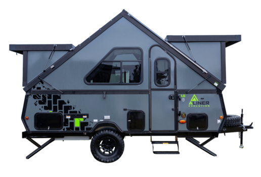 A picture of the Aliner Updated Trailer.