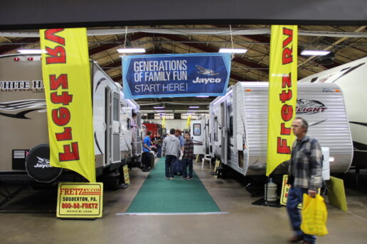 A file photo from the Lehigh Valley RV Show in Allentown, Pennsylvania.