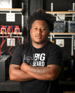 Photo of Kvionne Davis of Big Bend Battery.