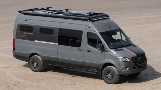 A photo of an Outside Van Type B motorhome.