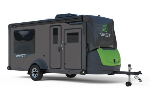 A photo of the SylvanSport Vast travel trailer.