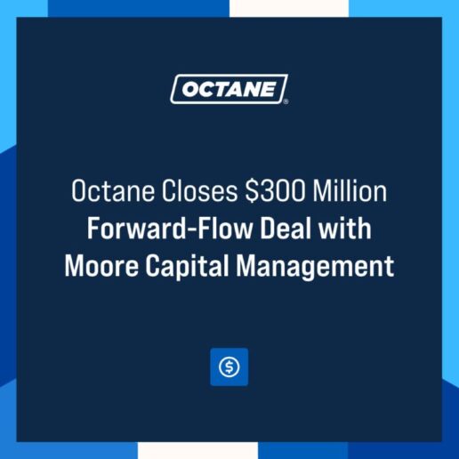 A graphic announcing Octane's deal with Moore Capital Management.