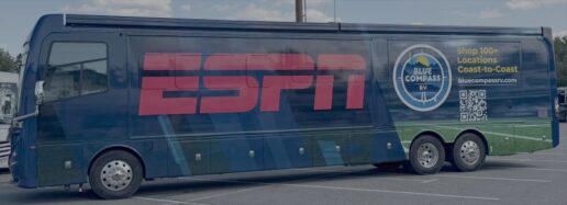 Blue Compass RV Partners with ESPN for Football Season - RV News