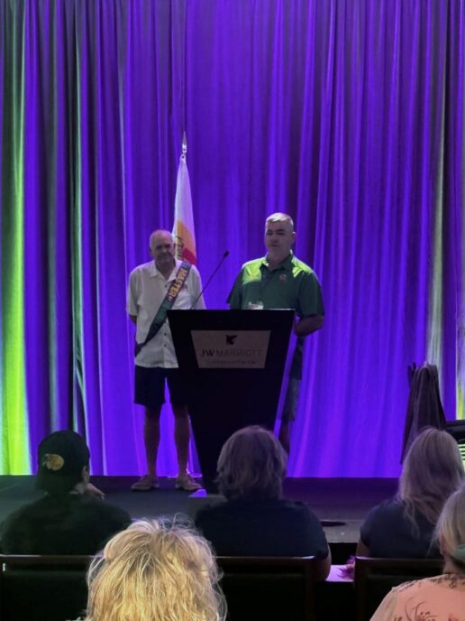 A photo of Dave Kelly from the recent FRVTA annual Member Convention.