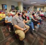 A photo from educational sessions during the show.