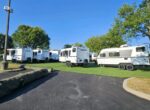 A photo of RVs at the show.