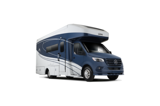 An exterior photo of the Newmar Freedom Aire motorhome.