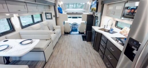 An interior photo from Thor Motor Coach's Super C Inception HD.