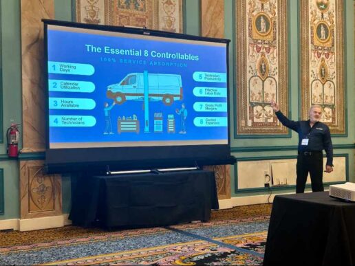 DealerPRO RV President Don Reed presents at the 2025 RVDA Convention in Las Vegas.