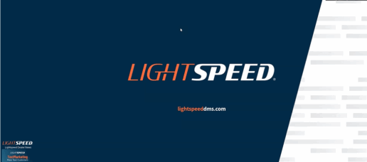 A screenshot of Lightspeed's Dealer Management System.