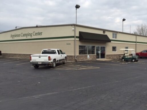 A photo of the Appleton Camping Center that was acquired by Markquart RV in fall of 2025.
