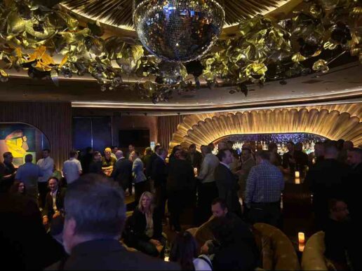 The evening Forest River networking event at Clique in the Cosmopolitan hotel.