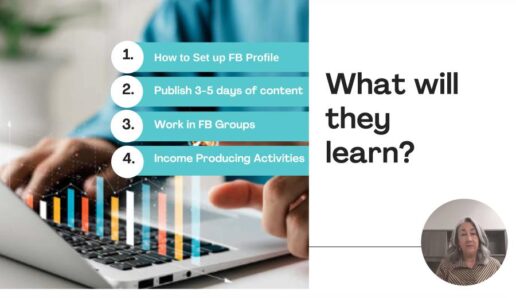 A slide from Secret Weapon Media Agency Marketing Strategist Tanya Miller's presentation on social media sales.