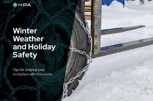 A graphic showing the title page of the KPA Winter Safety E-Book.