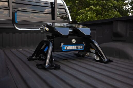 a photo of the new Reese M5 16K fifth wheel tow hitch.