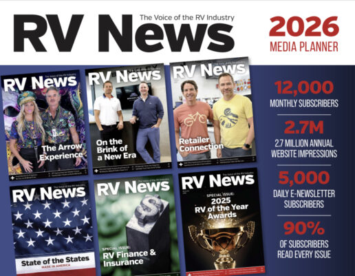 An image of the RV News 2026 Media Kit.