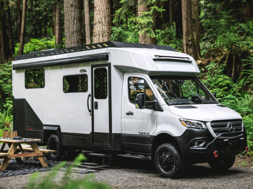 A promotional photo of the Tiffin Open Trail 25CO.