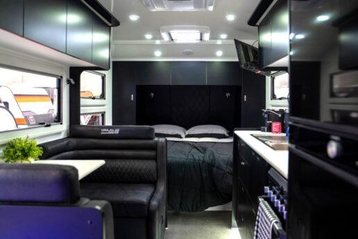 A photo of the interior of an Urban X Camper Tungsten Xtreme X.