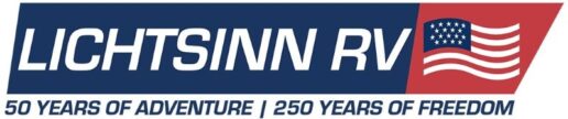 The Lichtsinn RV 50th anniversary logo.