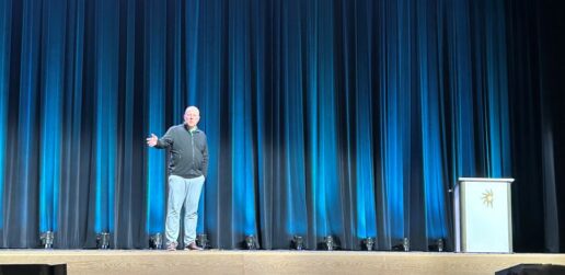 NTP-Stag President Bill Rogers speaks at a lunch during the 2026 NTP-Stag Expo in Kissimmee, Florida.