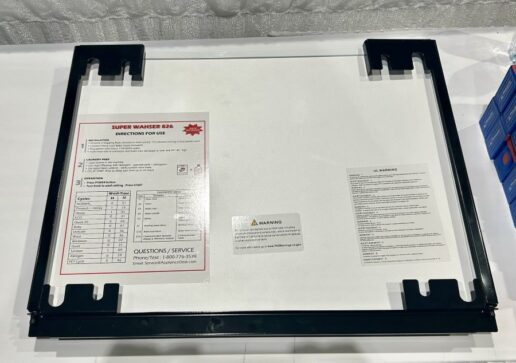 A photo of Pinnacle's new installation hardware that allows for easy stacking of washers and dryers.