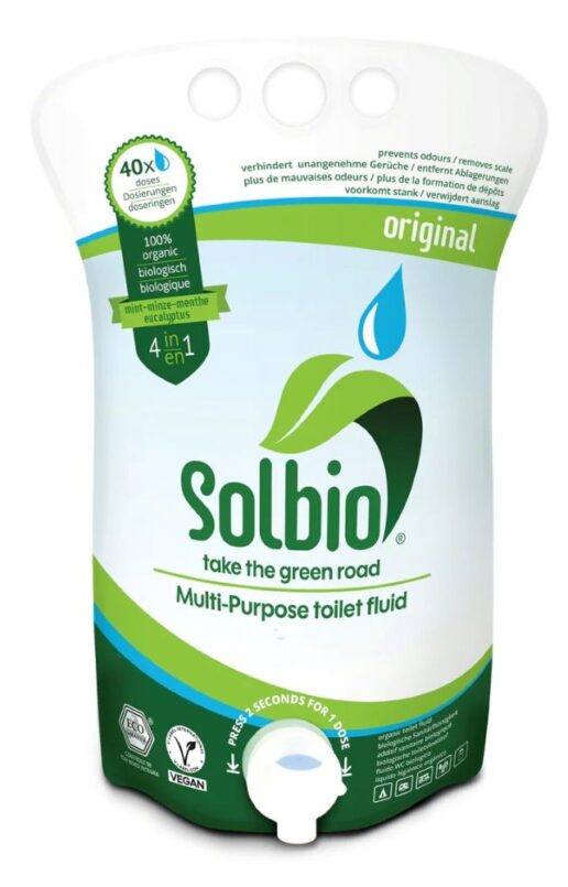 A photo of Solbio's Holding Tank Treatment package.