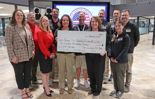 Forest City, Iowa’s Lichtsinn RV and its team of employees raised a combined total of over $24,000 in 2025 through its We Care charitable giving program.