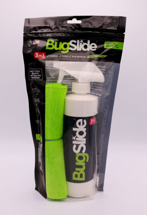 Waterless detailer and bug remover BugSlide has enjoyed success in the motorcycle market since 2007. Now, the supplier is expanding into the RV aftermarket.