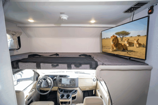 Recent wholesale shipment data from RVIA indicates Type C motorhomes are experiencing increasing demand. Family-owned motorhome manufacturer Gulf Stream Coach is meeting that demand with its new Conquest 6215LE.